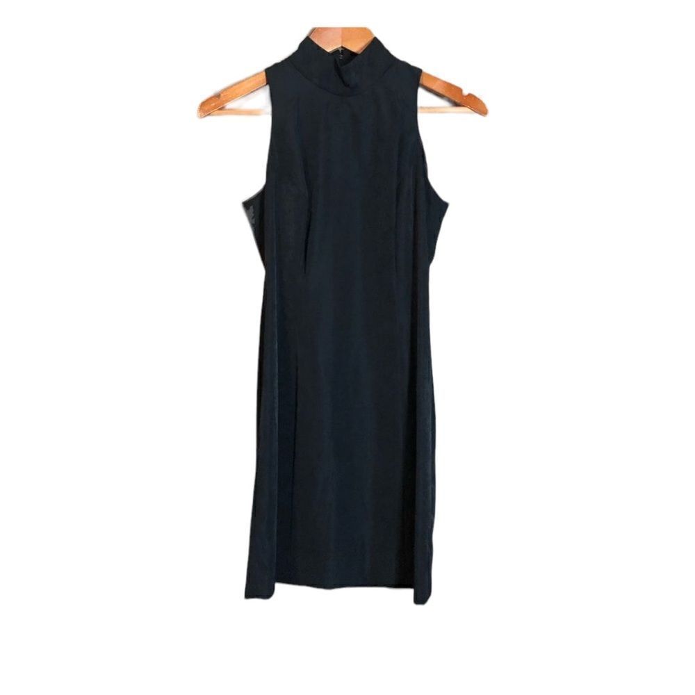 Hugo buscati black sleeveless mini dress‎
